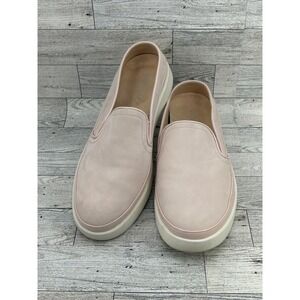 Vionic Effortless Slip On Mules Pink Leather Comfort Shoes Women Size 8